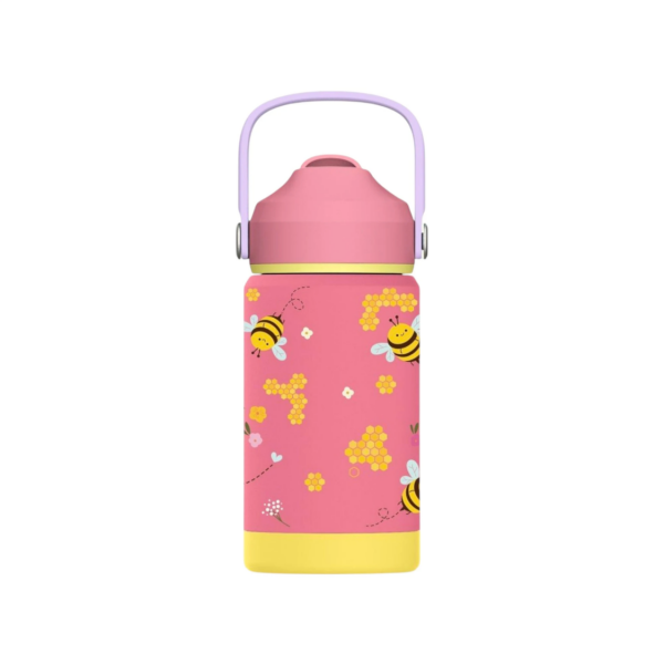 FlipSip Çocuk Su Termosu - Bee Honey, 360 ml