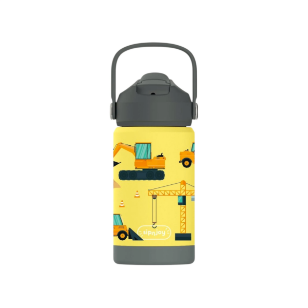 FlipSip Çocuk Su Termosu - Builder, 360 ml