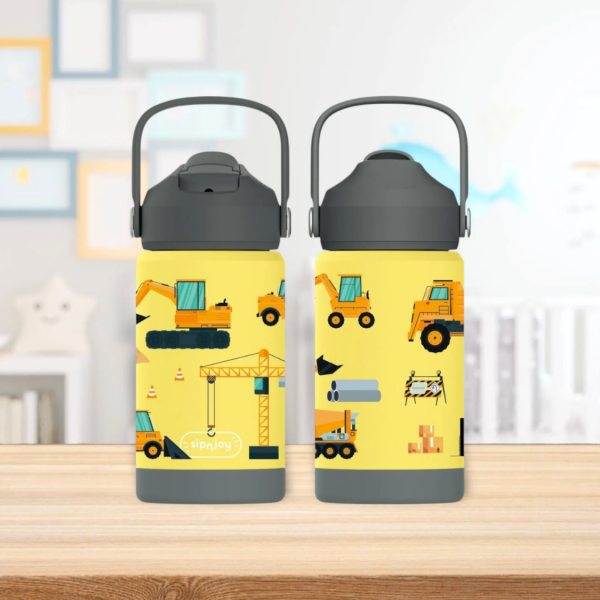 FlipSip Çocuk Su Termosu - Builder, 360 ml