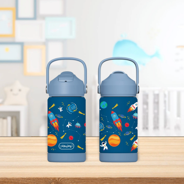 FlipSip Çocuk Su Termosu - Star Explorer, 360 ml