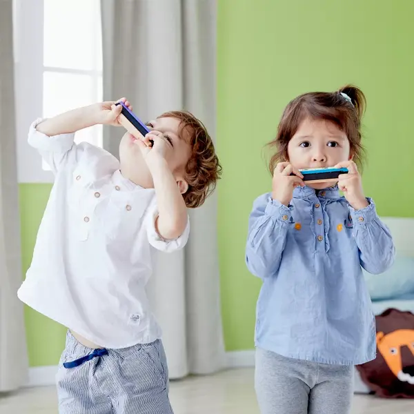 Ahşap Mızıka - Turuncu