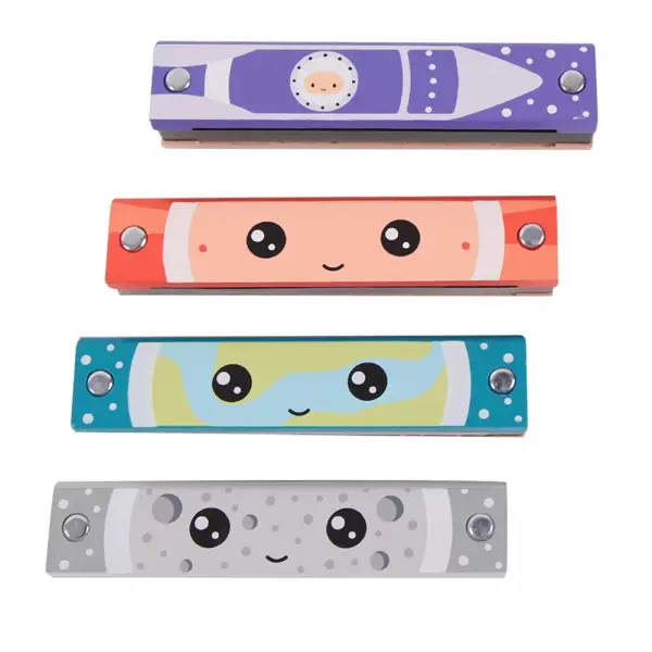 Ahşap Mızıka - Turuncu