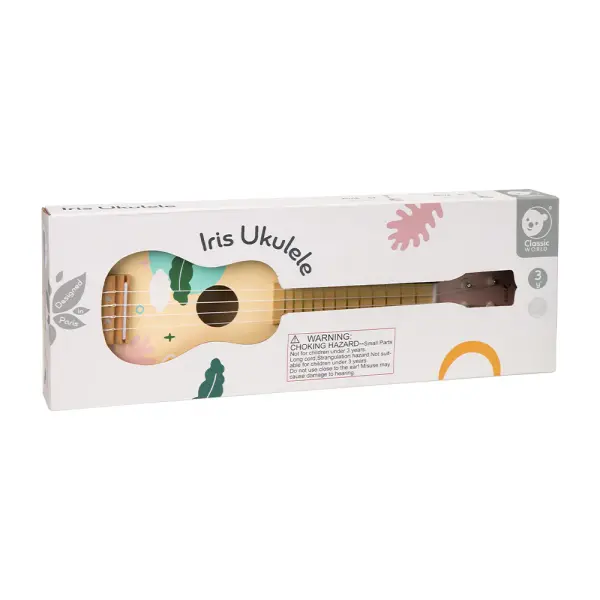Ahşap Iris Ukulele - Mavi