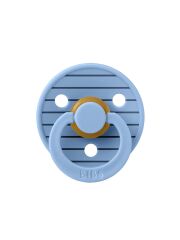 Bibs Bibs Studio Colour Pacifier Kauçuk Emzik Size 2 (6+ Ay)  - Sky Blue