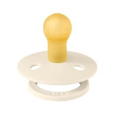 Bibs Studio Colour Block Kauçuk Emzik Size 2 (6+ Ay) - Ivory /Vanilla