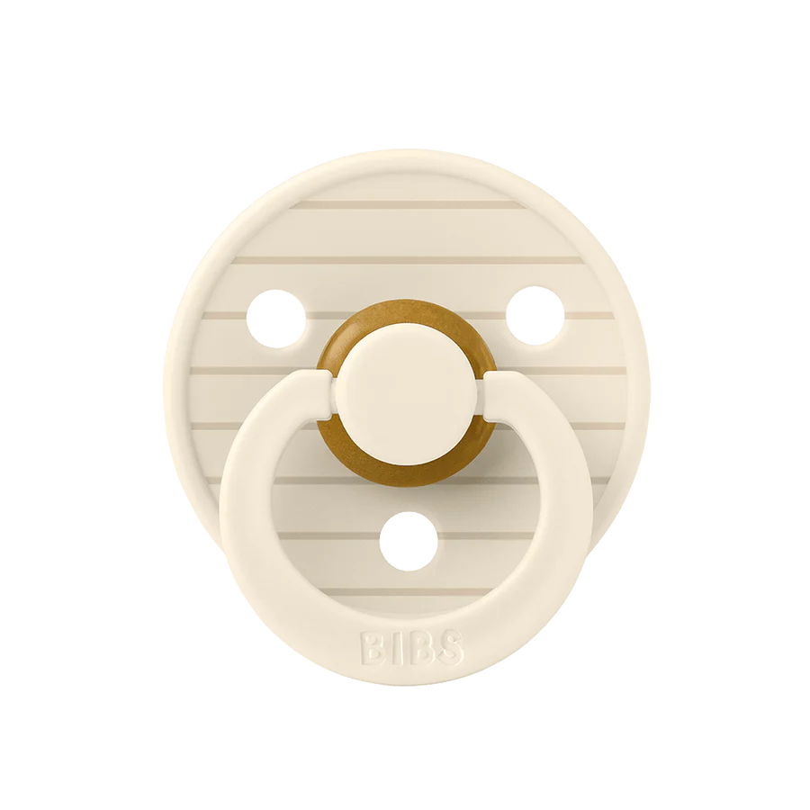 Bibs Studio Colour Pin Kauçuk Emzik Sİze 1 (0-6 Ay) - Ivory/Vanilla