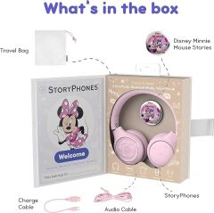 Onanoff StoryPhones Disney -  Bluetooth - App ile Uyumlu Kulak Üstü Kulaklık Pembe