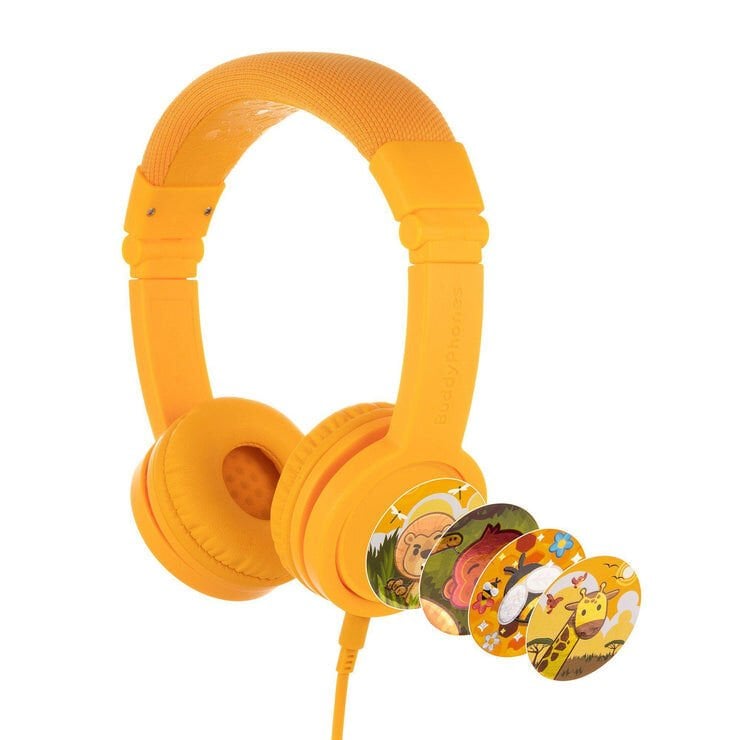 Onanoff BuddyPhones Play Plus - Kulak Üstü Kulaklık Sarı