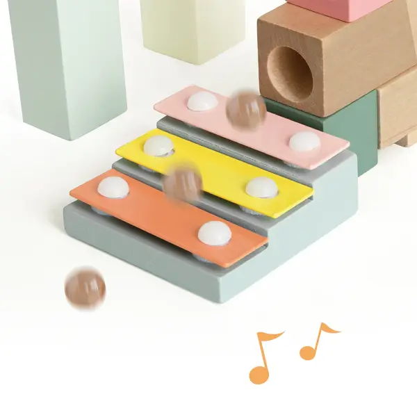 Ahşap Blok Ball Run Oyunu