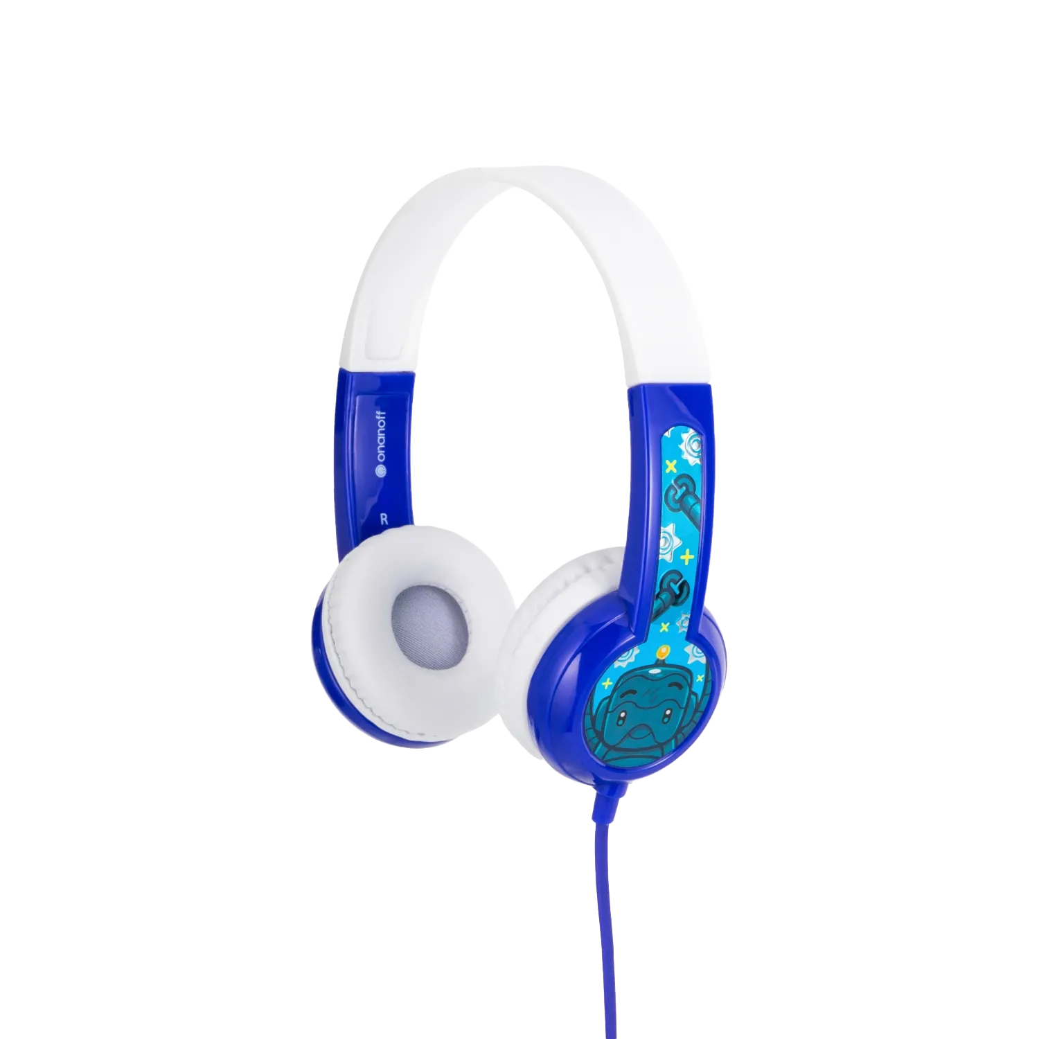 Onanoff BuddyPhones Discover - Kulak Üstü Kulaklık Mavi