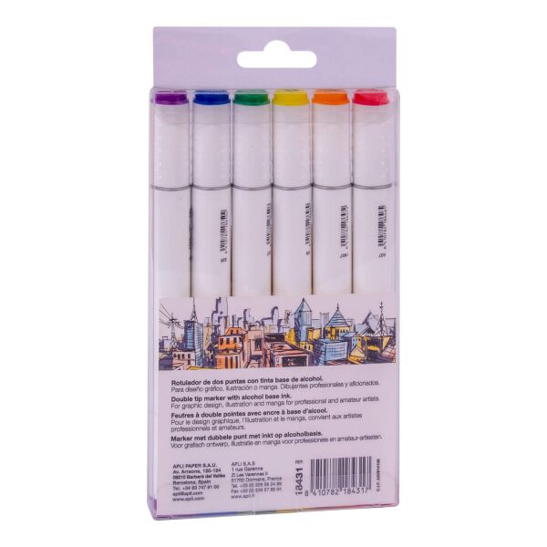 Çift Uçlu Marker Kalem Seti