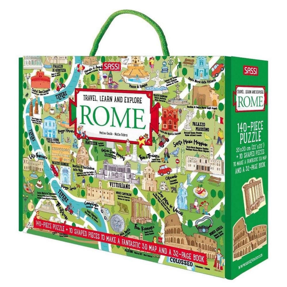 Gez, Öğren ve Keşfet - Roma, 140 Parça Puzzle