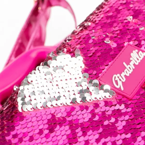 Pullu Tweed Makyaj Çantası – Maxi Set