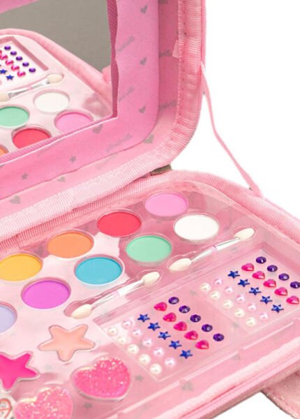 Puffer Açık Pembe Makyaj Çantası