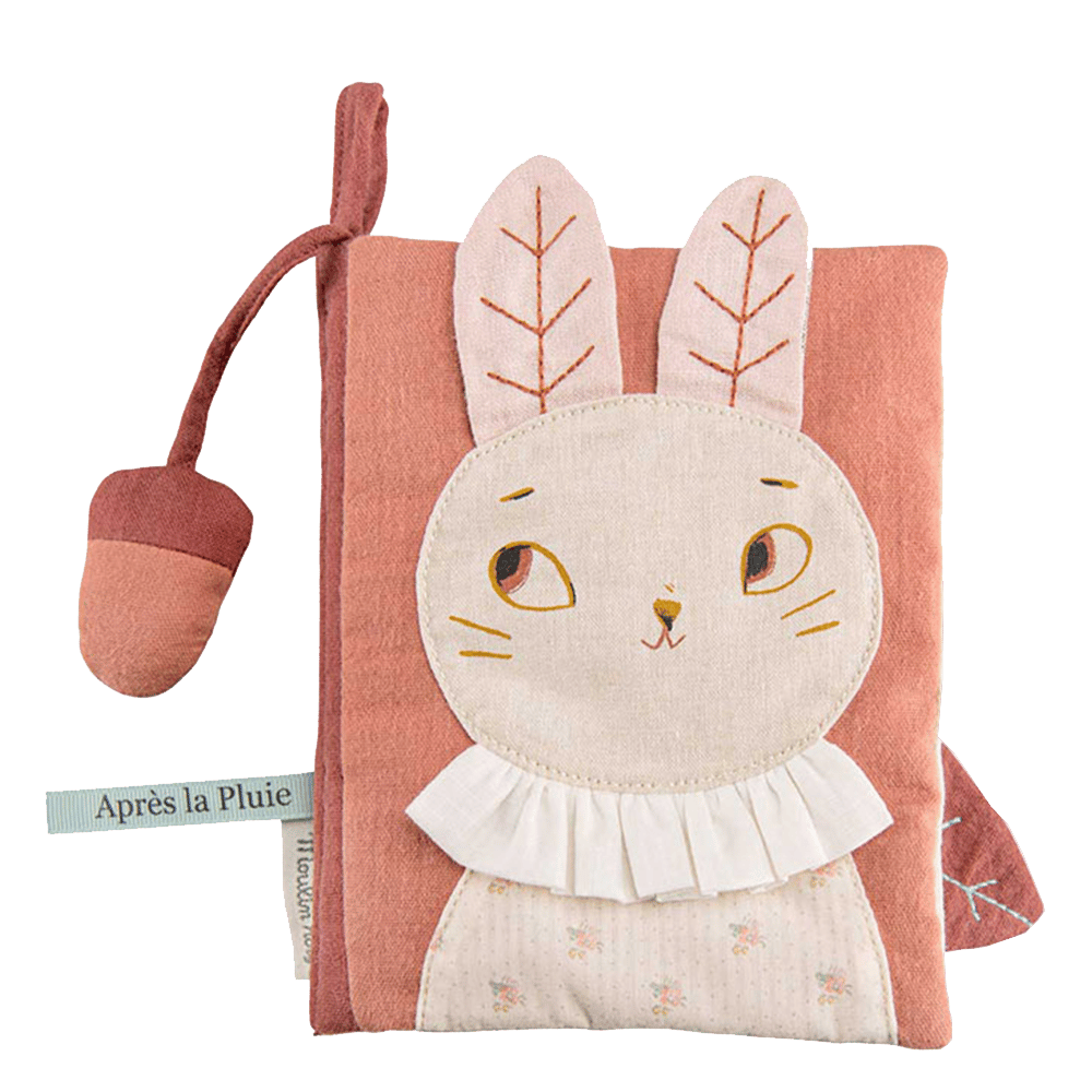 Moulin Roty Yumuşak Bez Kitap - Tavşan