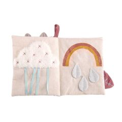Moulin Roty Yumuşak Bez Kitap - Tavşan