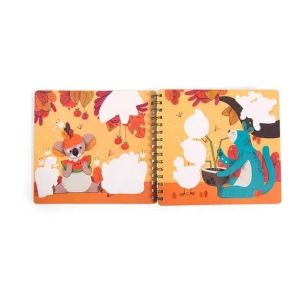 Sihirli Sulu Boya Kitabı - Dans La Jungle