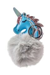 Martinelia Unicorn Figürlü Ponponlu Anahtarlık