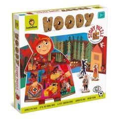 Ludattica Ahşap Puzzle - Kırmızı Başlıklı Kız
