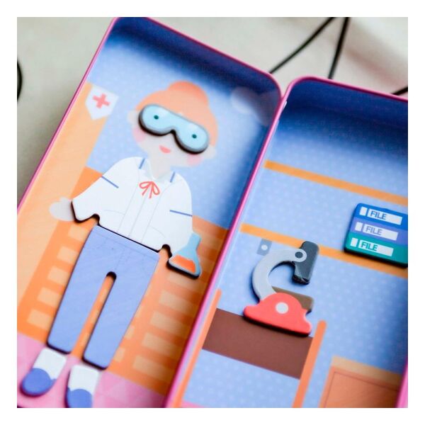 Manyetik Puzzle Kutusu - Sağlık Çalışanı