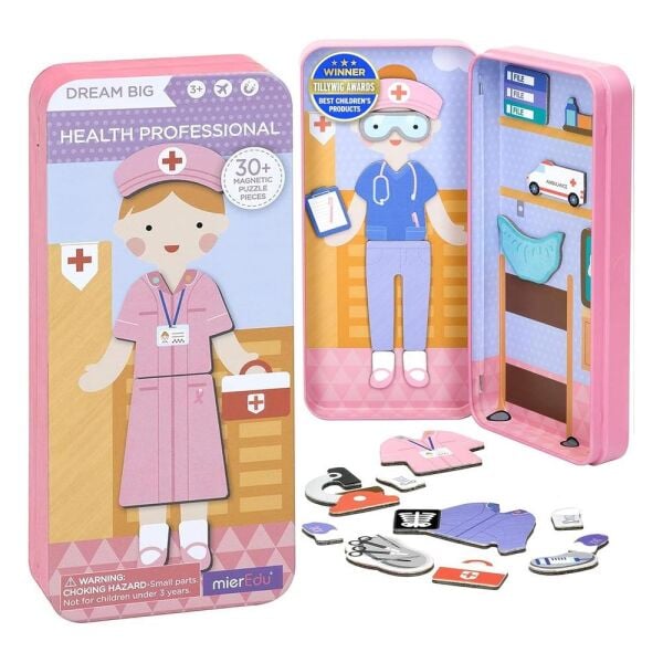 Manyetik Puzzle Kutusu - Sağlık Çalışanı