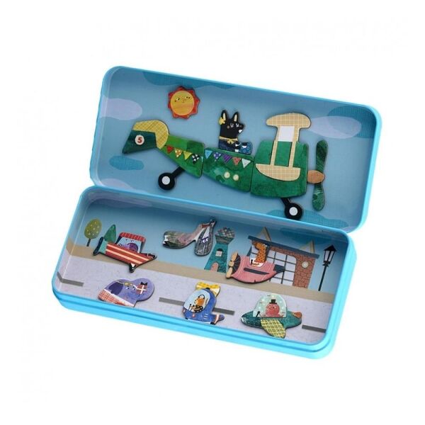 Manyetik Puzzle Kutusu - Hava Taşıtları