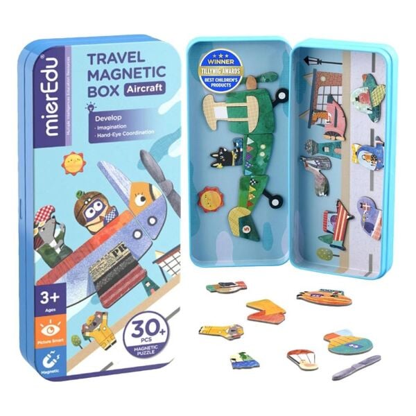 Manyetik Puzzle Kutusu - Hava Taşıtları