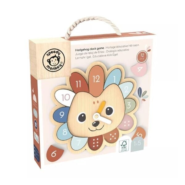 Ahşap Kirpi Saat Oyunu