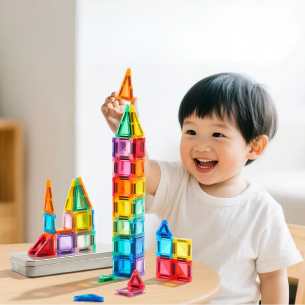 Mideer Magnetic Tiles - Mini Collection, 66 Parça