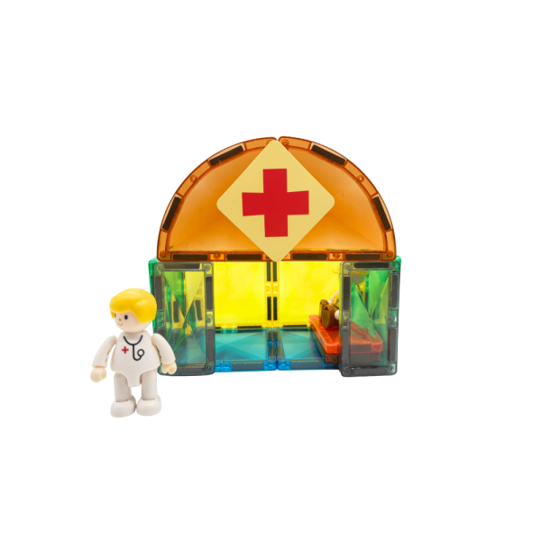 Mideer Magnetic Tiles - Şehir Kahramanları, 33 Parça