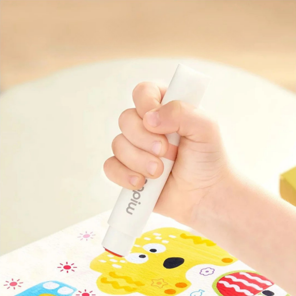 Yuvarlak Uçlu Yıkanabilir Marker - 12 Renk