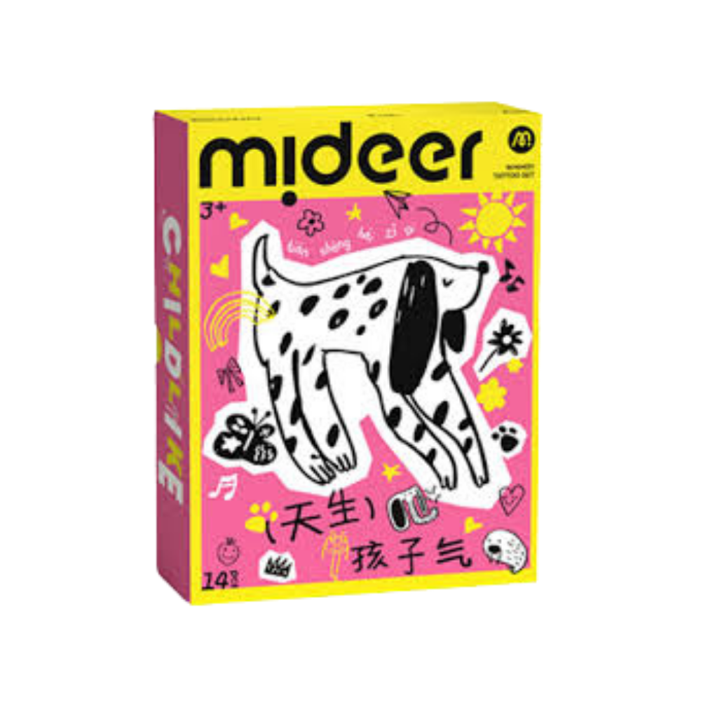 Lüks Eğlenceli Dövme Çıkartmaları – Pembe, 14 Parça