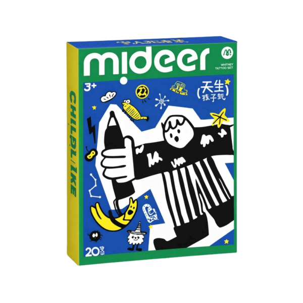 Basic Eğlenceli Dövme Çıkartmaları - Mavi, 20 Parça