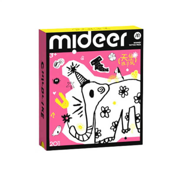 Basic Eğlenceli Dövme Çıkartmaları - Pembe, 20 Parça