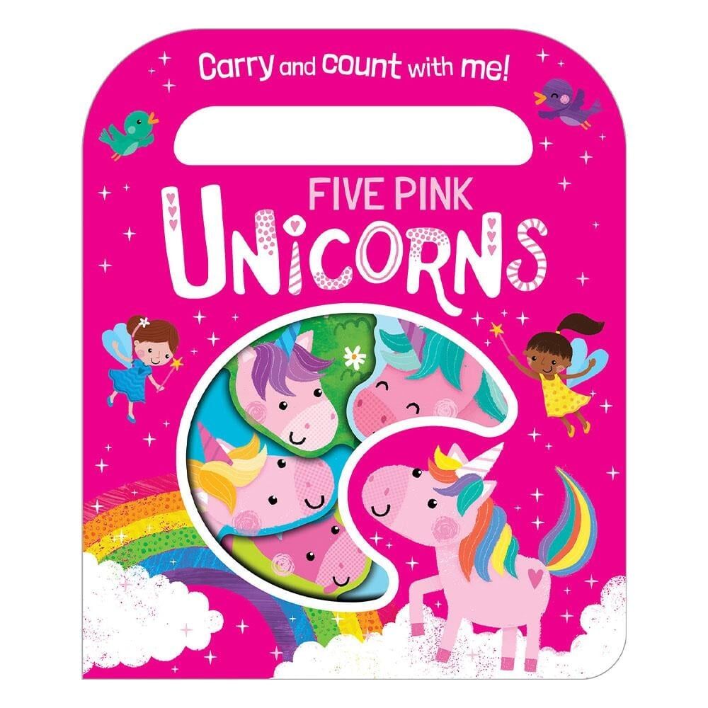 Five Pink Unicorns - Carry And Count - Board Book