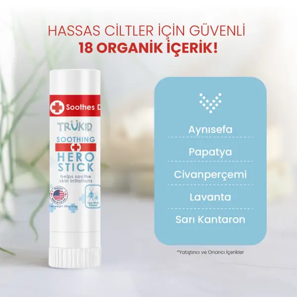 Hero Stick Kuruluk, Tahriş ve Kaşıntıya Yardımcı - 15.6 Gr
