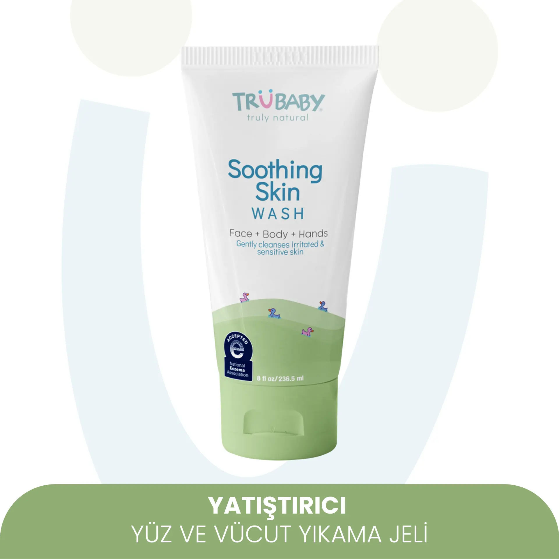 Egzama Eğilimli Ciltler İçin Yatıştırıcı Yüz ve Vücut Yıkama Jeli 236.5 ml