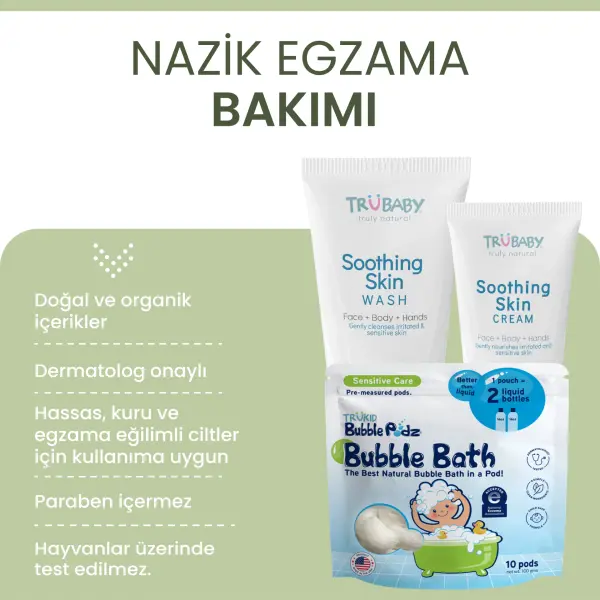 Egzama Eğilimli Ciltler İçin Yatıştırıcı Yüz ve Vücut Yıkama Jeli 236.5 ml