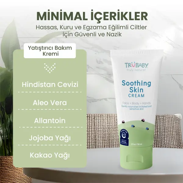 Egzama Eğilimli Ciltler İçin Yatıştırıcı Bakım Kremi - 58 ml