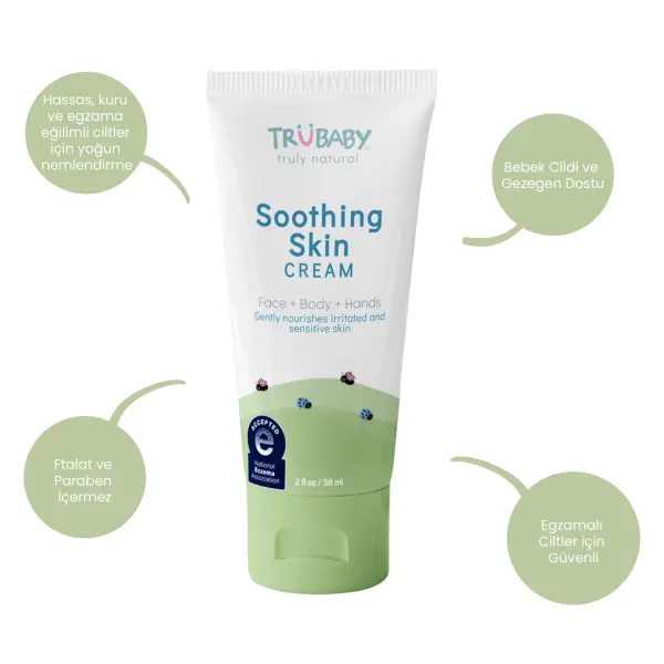 Egzama Eğilimli Ciltler İçin Yatıştırıcı Bakım Kremi - 58 ml