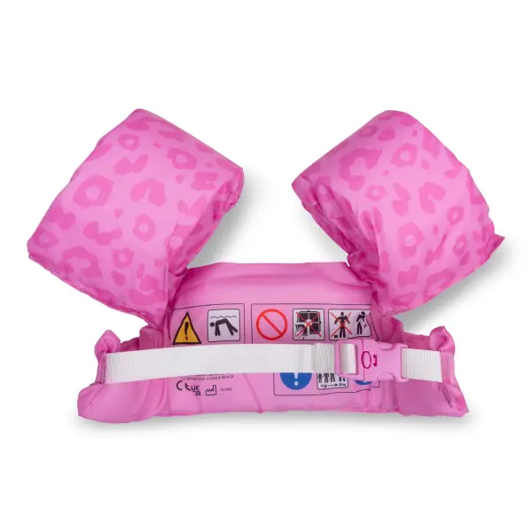 Pink Leopard Kolluklu Yüzme Yeleği 2-6 Yaş