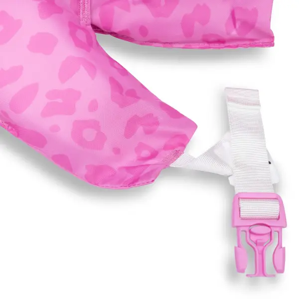 Pink Leopard Kolluklu Yüzme Yeleği 2-6 Yaş