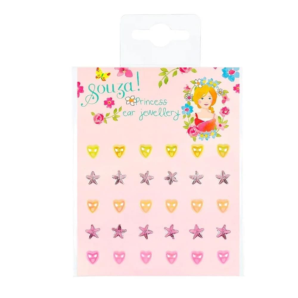 Kalp Ve Yıldız Sticker Küpe