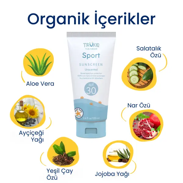Suya Dayanıklı Güneş Kremi SPF30 100 ml