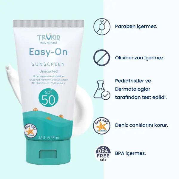 Kolay Uygulanabilir Güneş Kremi SPF 50 100 ml