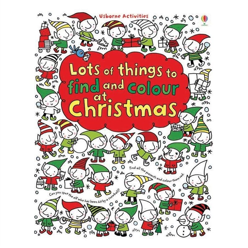 LOTS OF THINGS TO FIND AND COLOUR AT CHRISTMAS