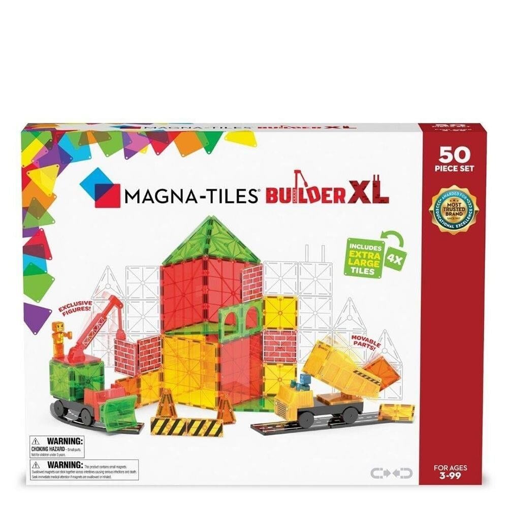 Magna-Tiles Builder XL - İnşaat XL 50 Parça