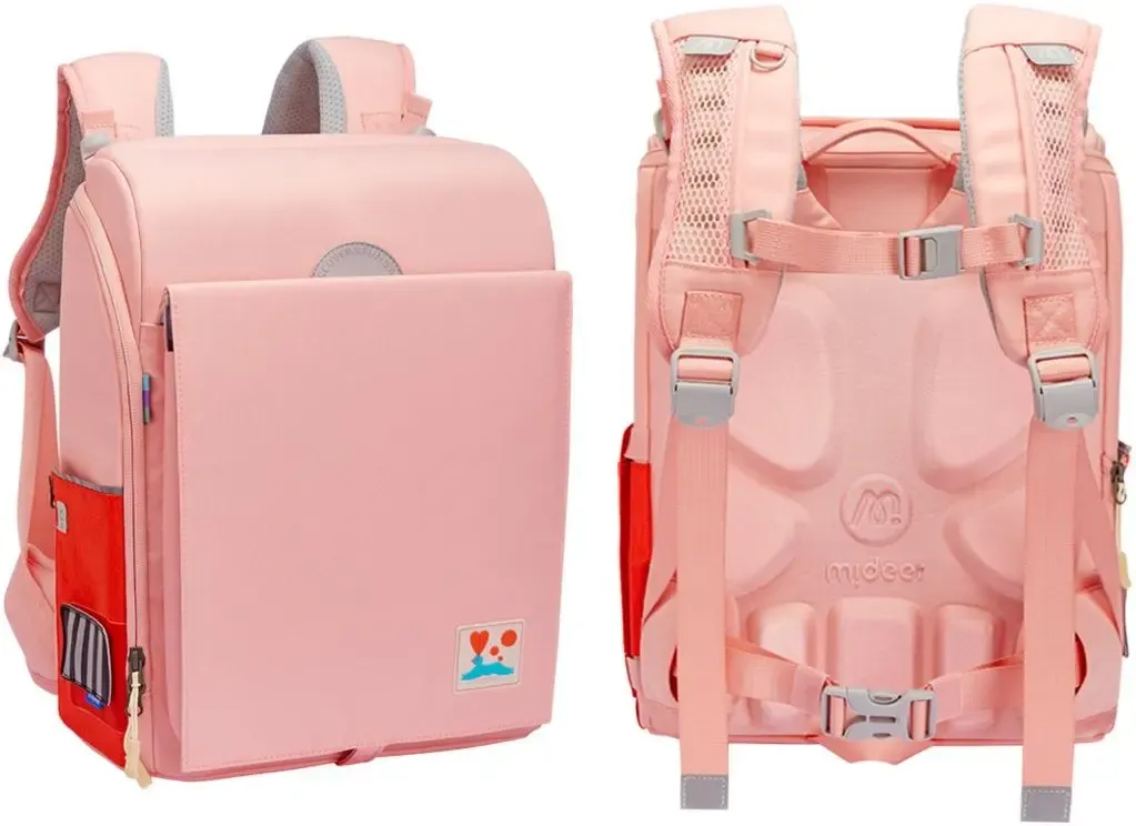 Mideer 3D Bel Destekli Sırt Çantası - Sakura Pembesi