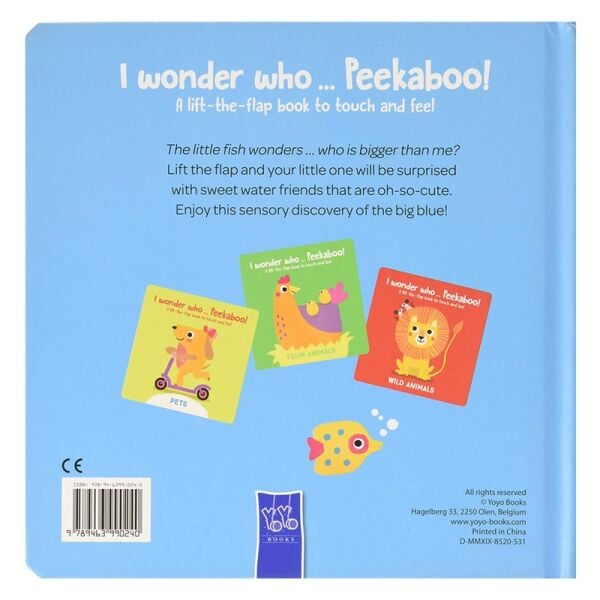 I Wonder Who Peekaboo Water Animals