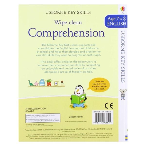 Key Skills Wipe Clean Comprehension 7-8